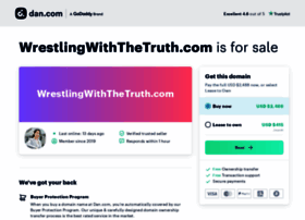wrestlingwiththetruth.com