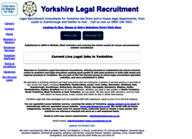 yorkshire-legal-recruitment.co.uk