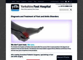 yorkshirefoothospital.co.uk