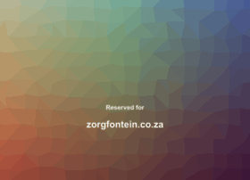 zorgfontein.co.za