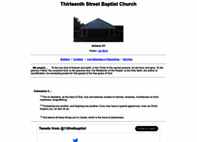 13thstbaptist.org