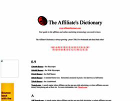 affiliatesdictionary.com