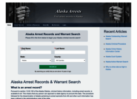 alaskaarrests.org