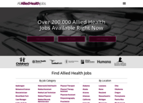 allalliedhealthjobs.com