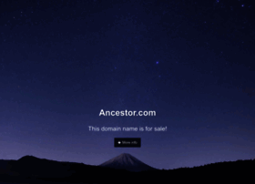 ancestor.com