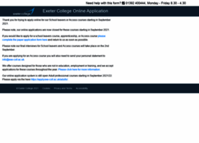 apply.exe-coll.ac.uk