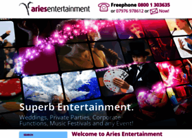 ariesentertainment.co.uk