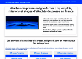 attaches-de-presse.enligne-fr.com