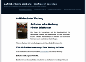 aufkleber-keine-werbung.de