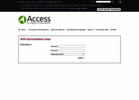 ava.accesstohe.ac.uk