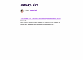 aweary.dev