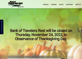 bankoftravelersrest.com