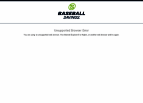 baseballsavings.com