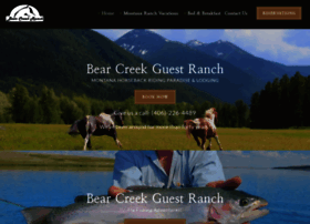 bearcreekguestranch.com