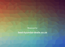 best-hyundai-deals.co.za