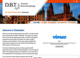 biotechnologietage.de