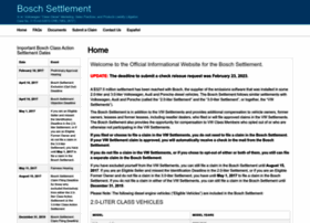 boschvwsettlement.com