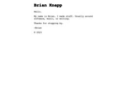 brianknapp.me