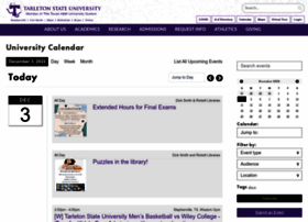 calendar.tarleton.edu