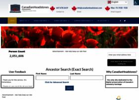 canadianheadstones.com