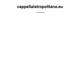 cappellaistropolitana.eu