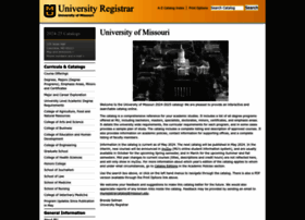 catalog.missouri.edu