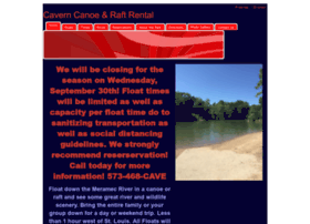 caverncanoeandraftrental.com