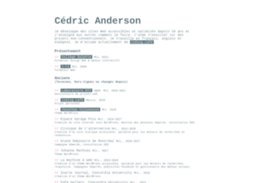 cedricanderson.com