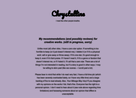 chrystalline.com