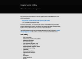 cinematiccolor.org