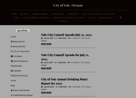 cityofvale.com