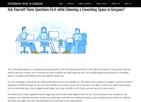 coworkingspaceingurgaon.co.in