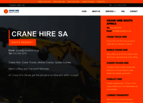 cranehire.co.za