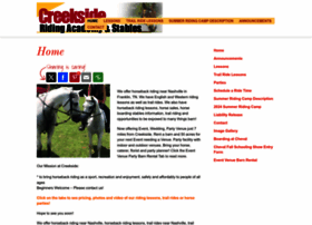 creeksideridingstables.com