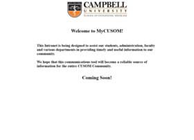 cuhealth.campbell.edu