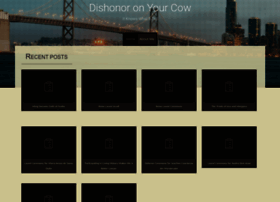 dishonoronyourcow.com