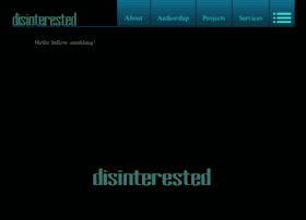 disinterested.me