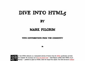 diveintohtml5.info