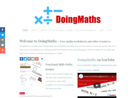 doingmaths.co.uk