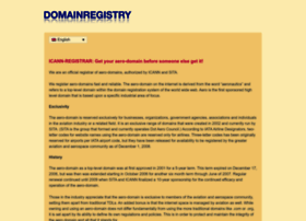 domainregistry.aero