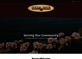 dusckas-taylorfuneralhome.com