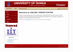 e-tender.univdhaka.edu