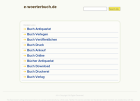 e-woerterbuch.de