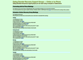 eatingdisorderphonemeetings.org