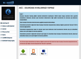 eduroam.aku.edu.tr