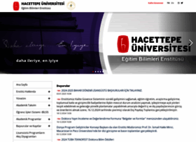 egitimbilimlerienstitusu.hacettepe.edu.tr