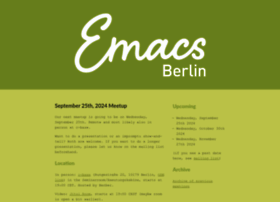 emacs-berlin.org