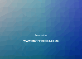 envirowatt.co.za