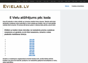 evielas.lv