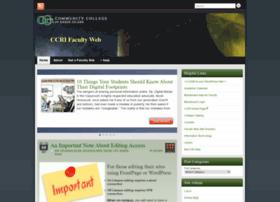 facultywp.ccri.edu
